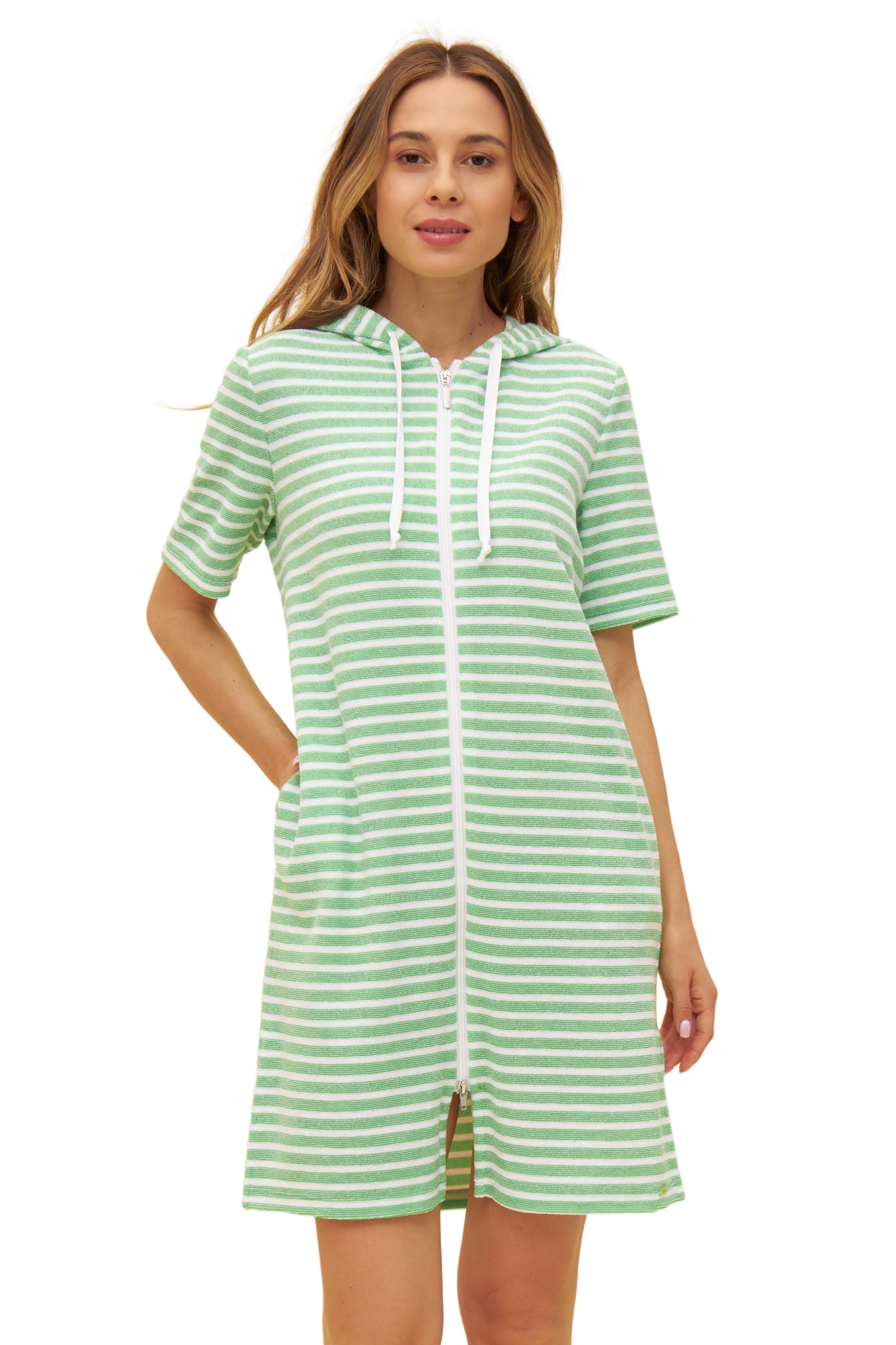 Rosch Beach Dress, 1/2 Sleeve, Zipper Juicy Ringlet (1235617) Ringlet