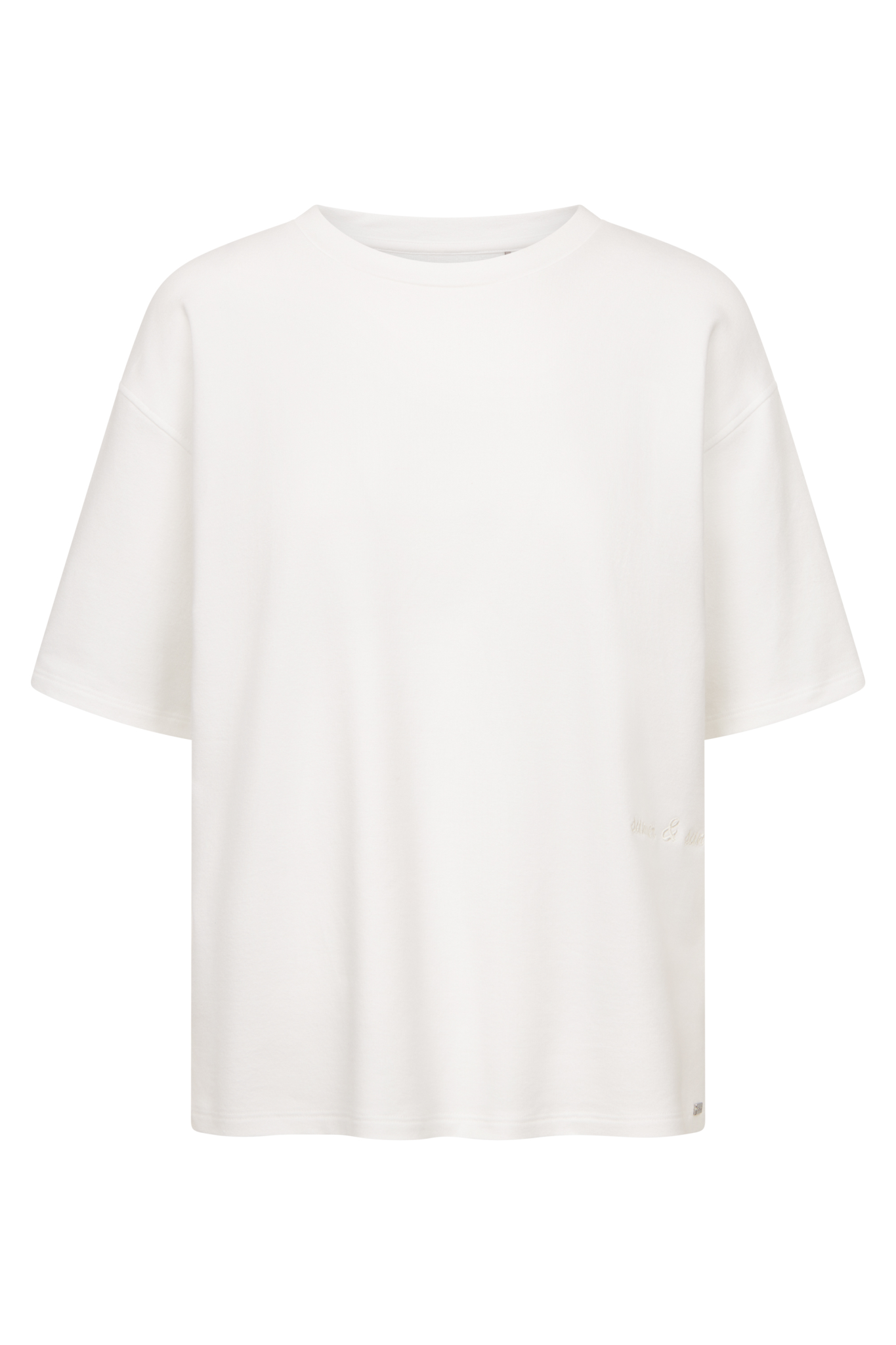 Rösch Lounge Sweatshirt front view in White