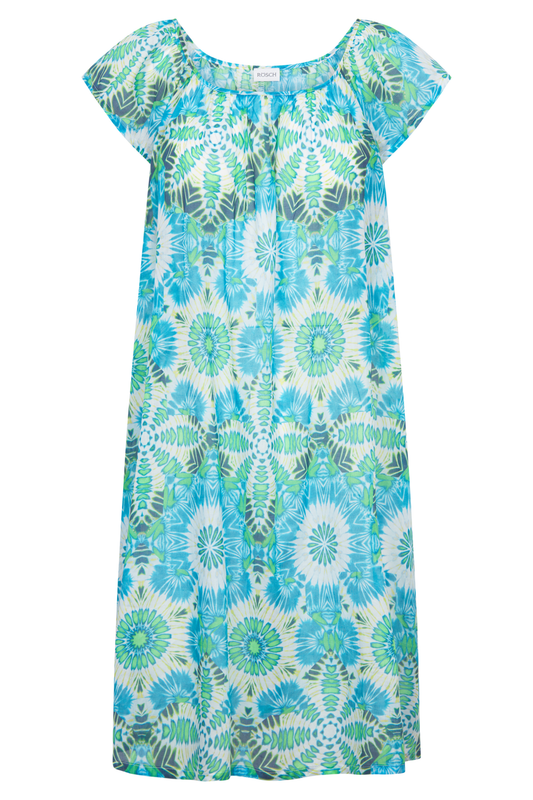 Rösch Nightgown front view in Ornamental Print