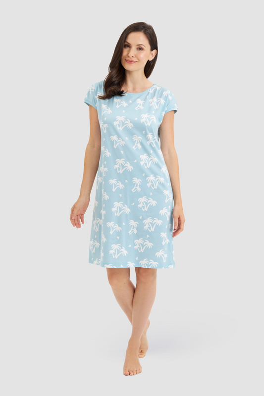 Rösch Nightgown on model in Palm beach