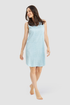 Rösch Nightgown on model in Cool Mint Dots