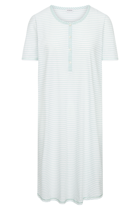 Rösch Nightgown front view in Glacier Ringlet