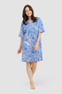 Rösch Nightgown on model in Big Paisley