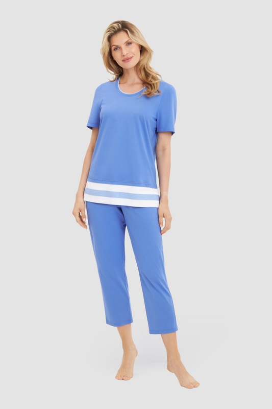 Rösch Pyjamas on model in Bluette