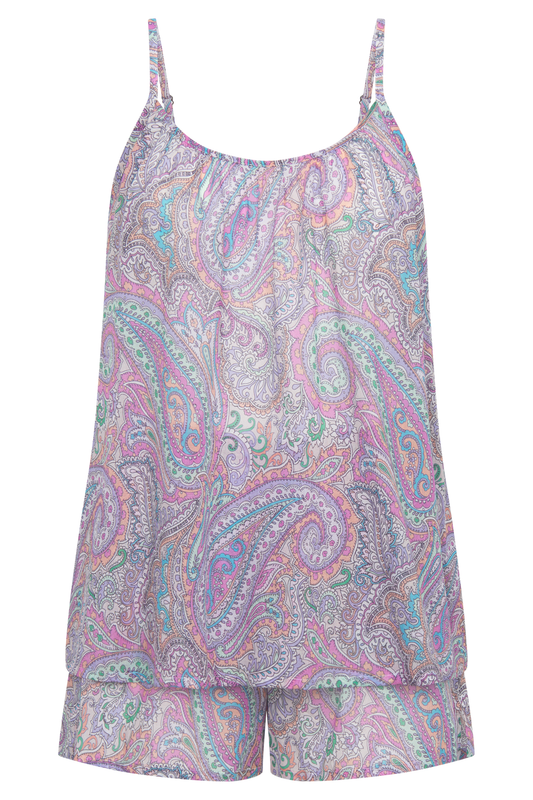 Rösch Pyjamas front view in Paisley