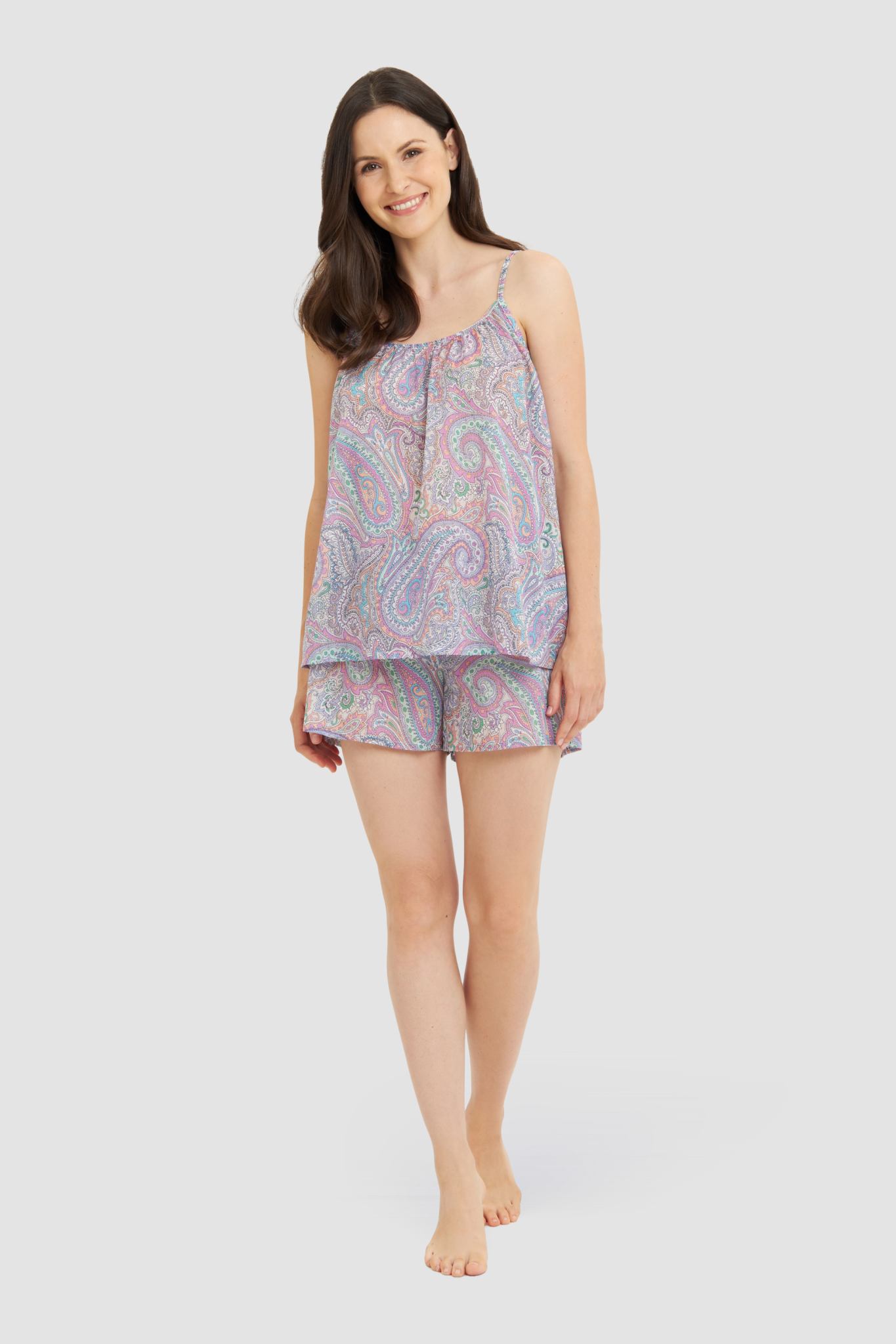 Rösch Pyjamas on model in Paisley