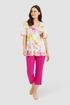 Rösch Pyjamas on model in Romantic Flower