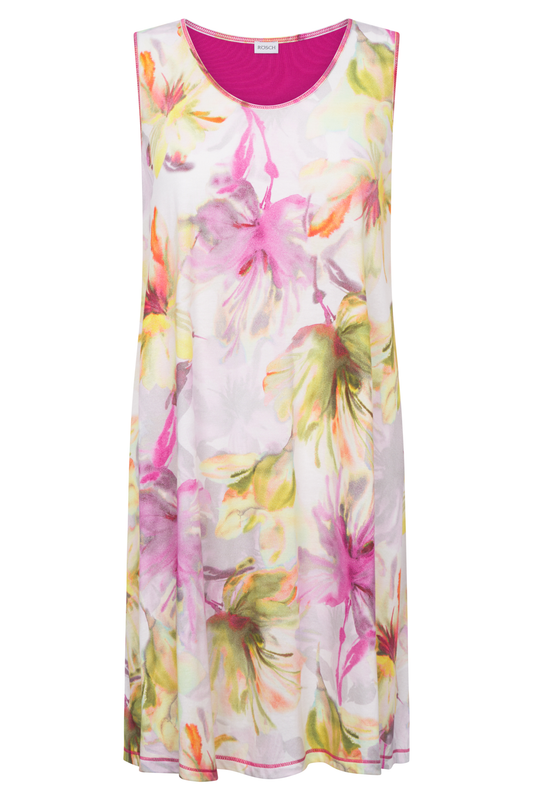 Rösch Nightgown front view in Romantic Flower