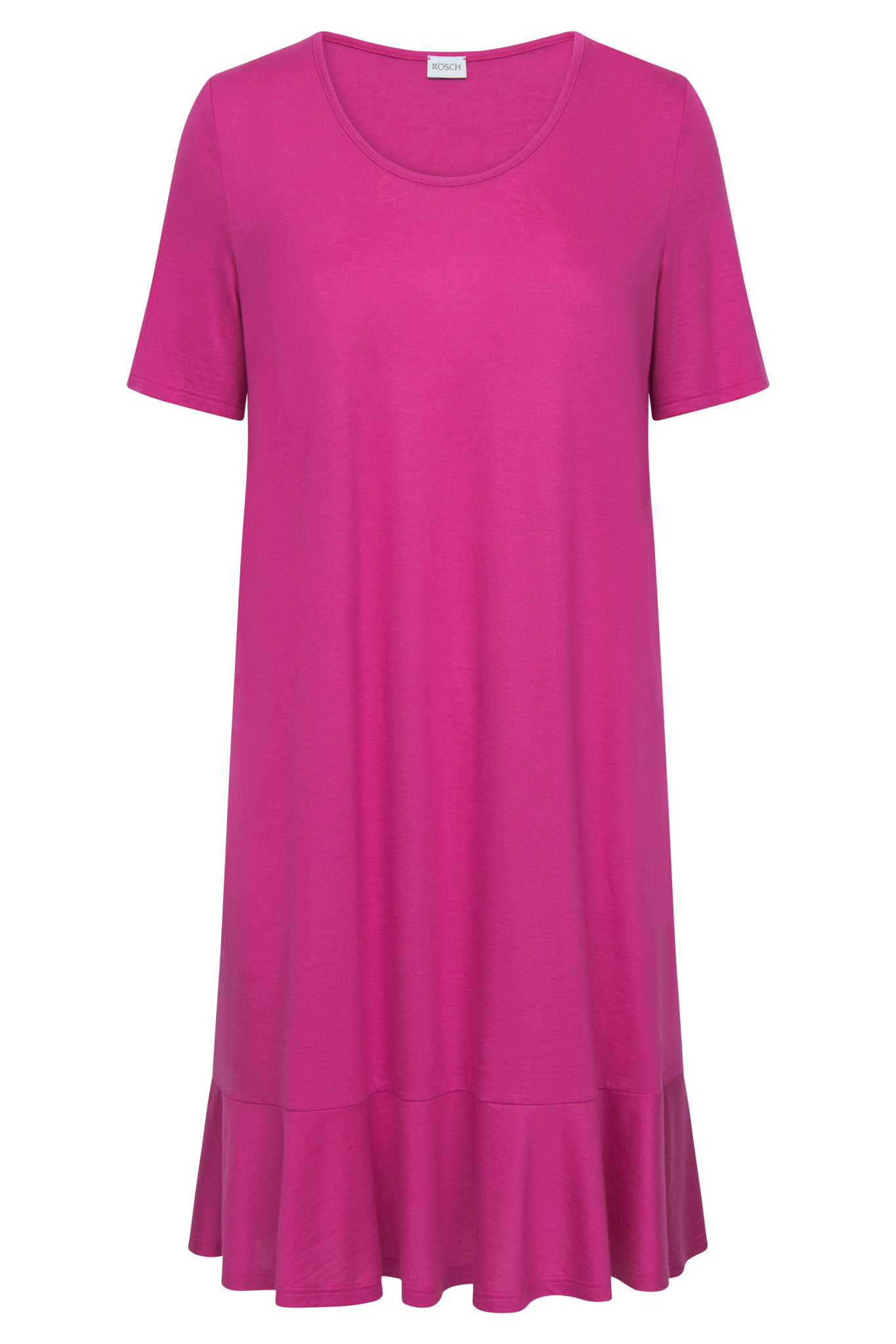 Rösch Nightgown front view in Fuchsia