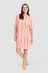Rösch Nightgown on model in Stripe Multicolor