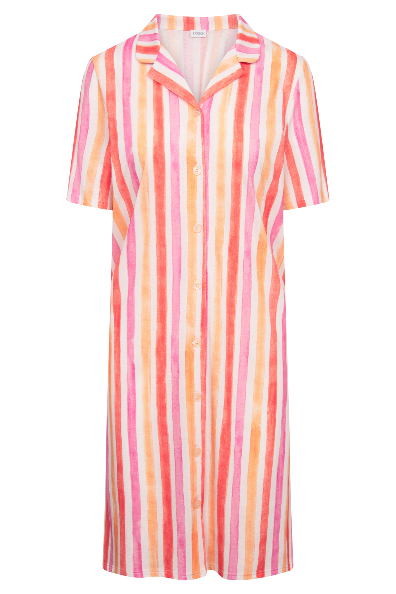 Rösch Nightgown front view in Stripe Multicolor