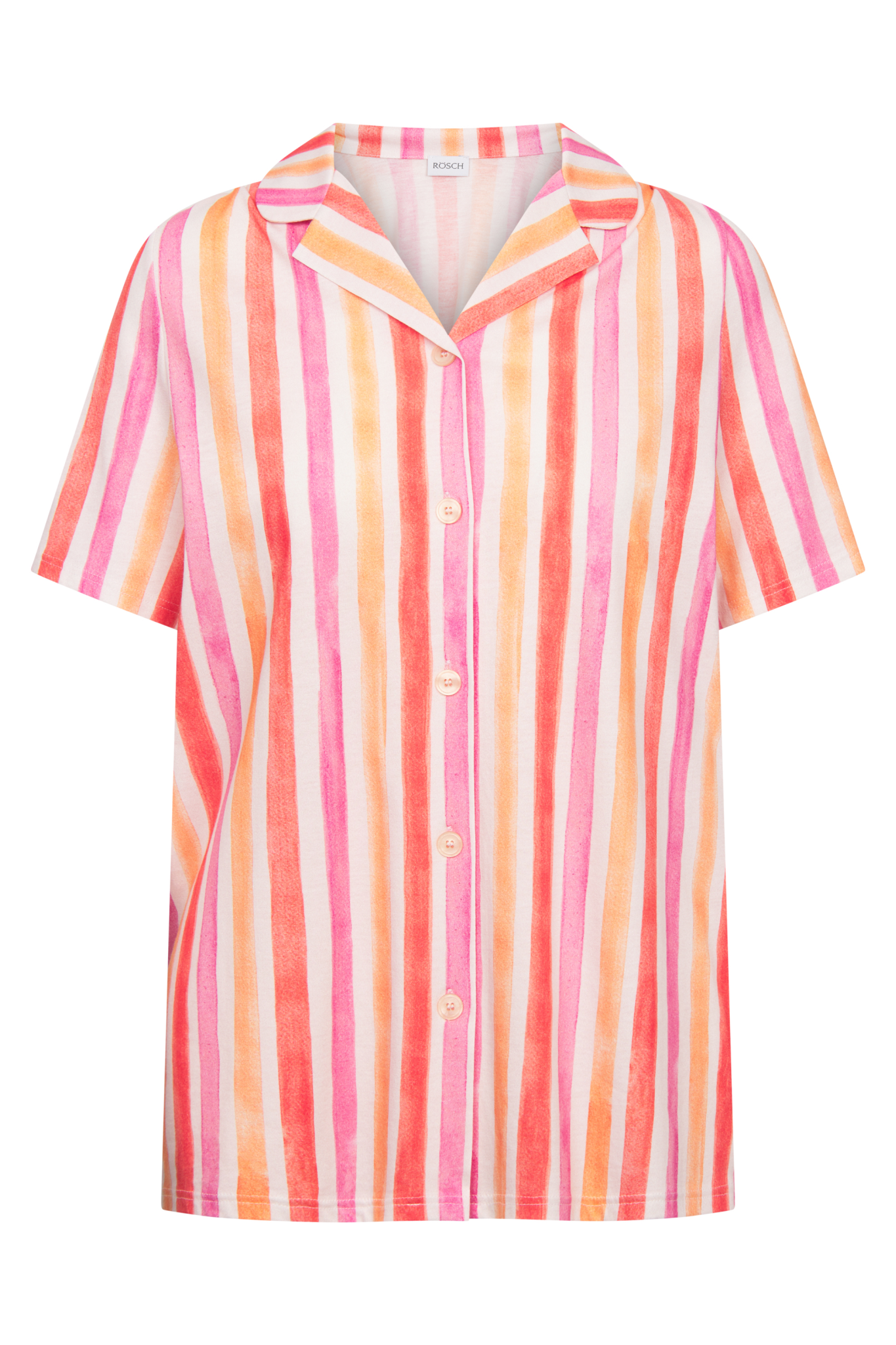 Rösch Lounge Top front view in Stripe Multicolor