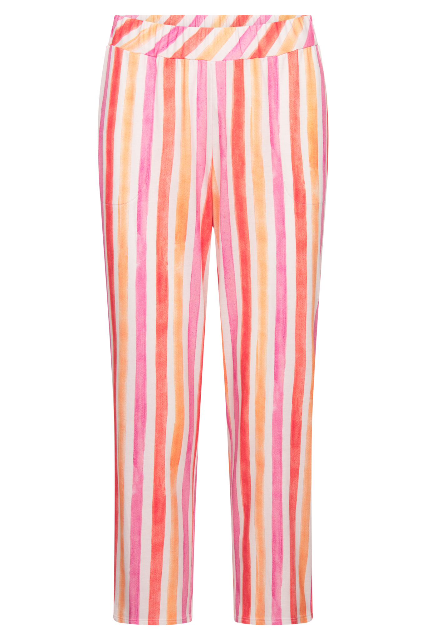 Rösch Lounge Pants front view in Stripe Multicolor