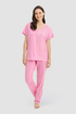 Rösch Pyjamas on model in Stripe Mix