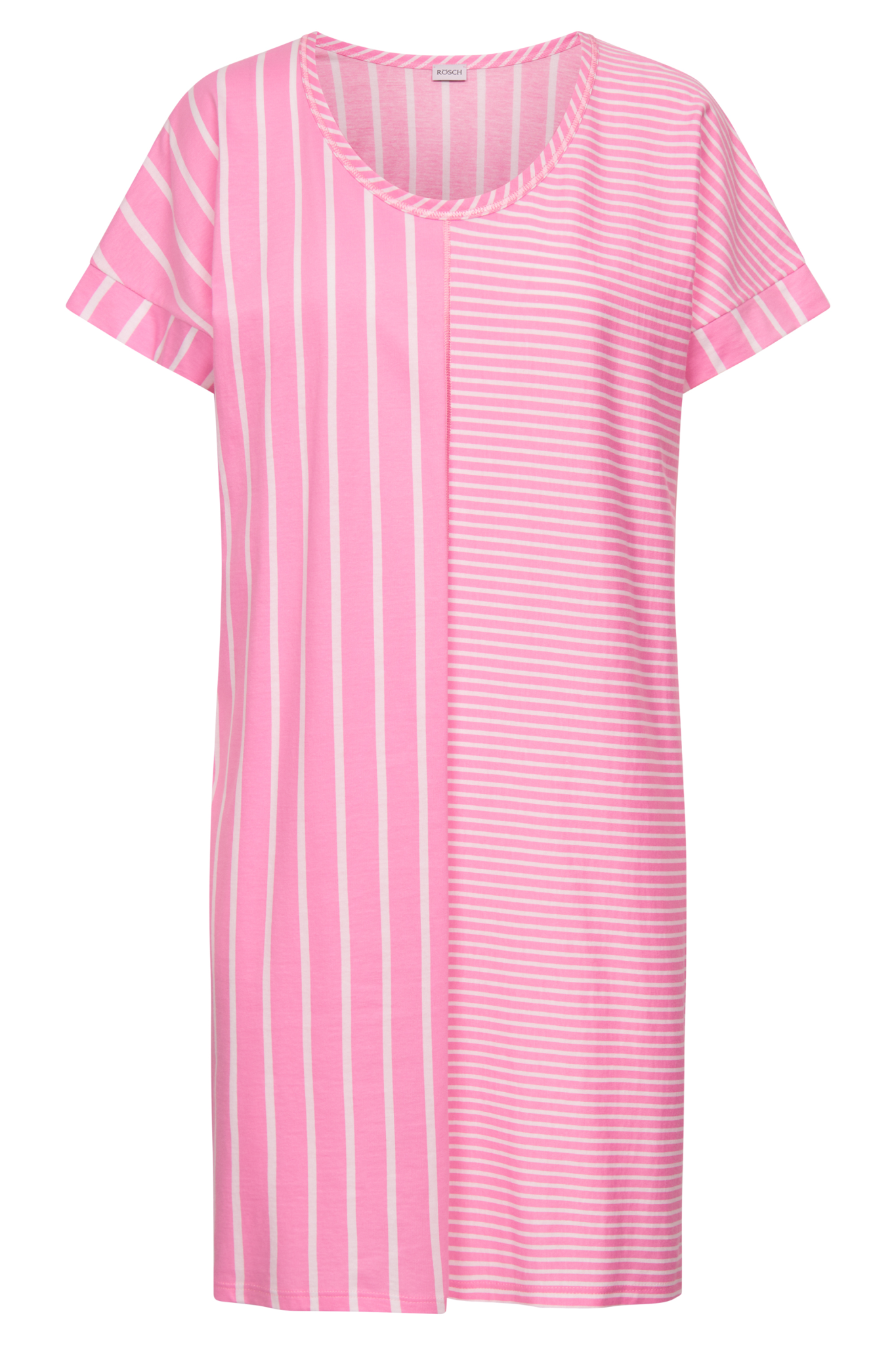 Rösch Nightgown front view in Stripe Mix