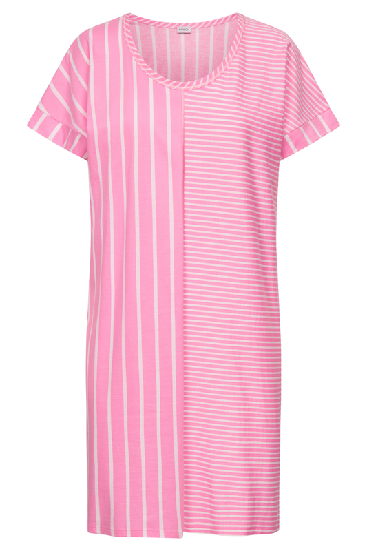 Rösch Nightgown front view in Stripe Mix
