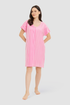 Rösch Nightgown on model in Stripe Mix