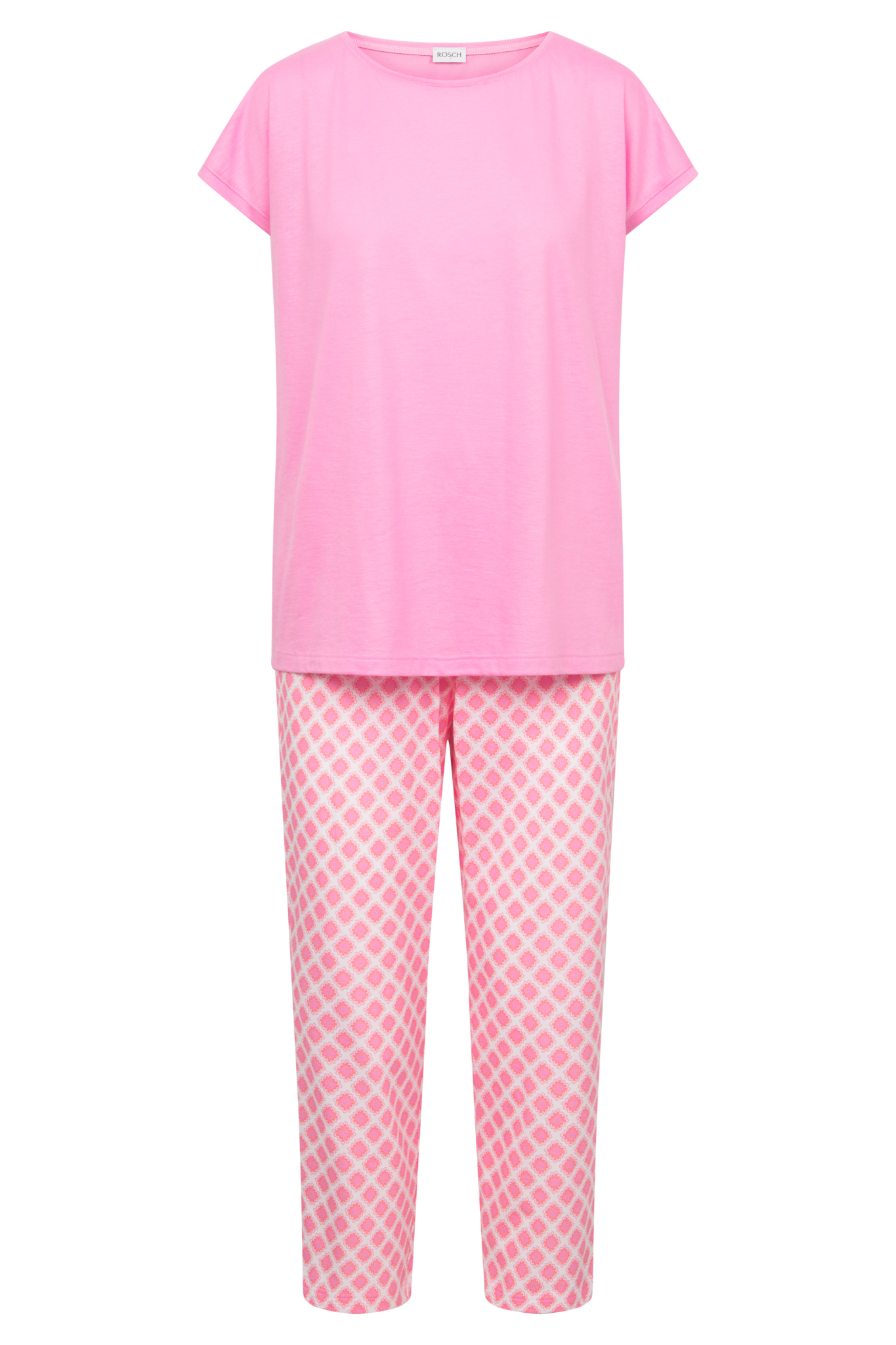 Rösch Pyjamas front view in Graphic Minimal