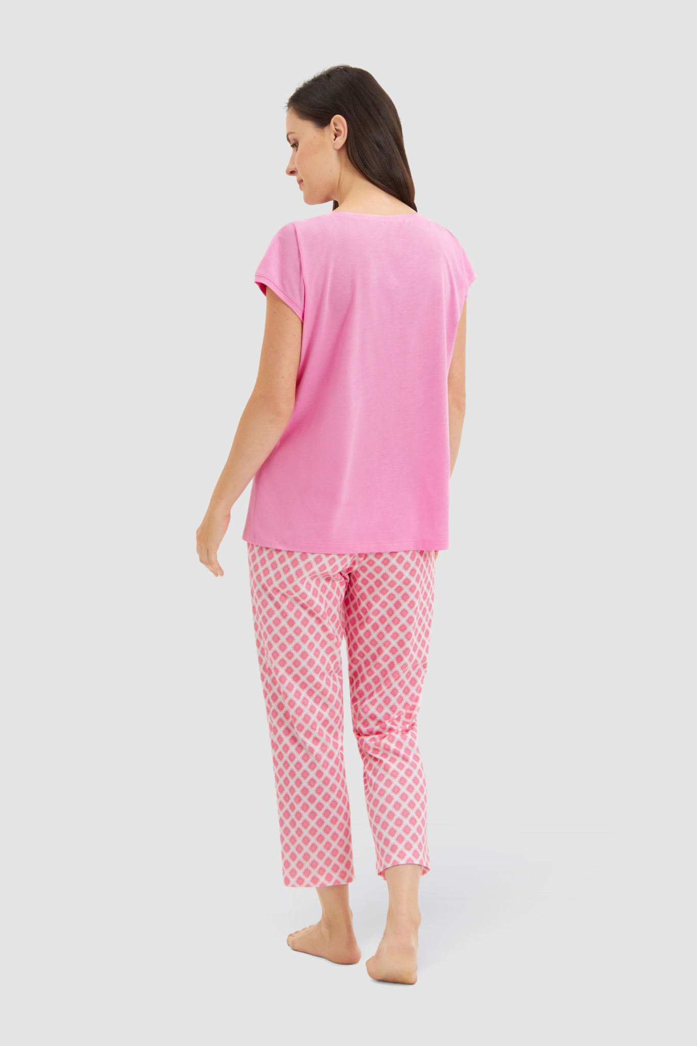 Rösch Pyjamas back view in Graphic Minimal