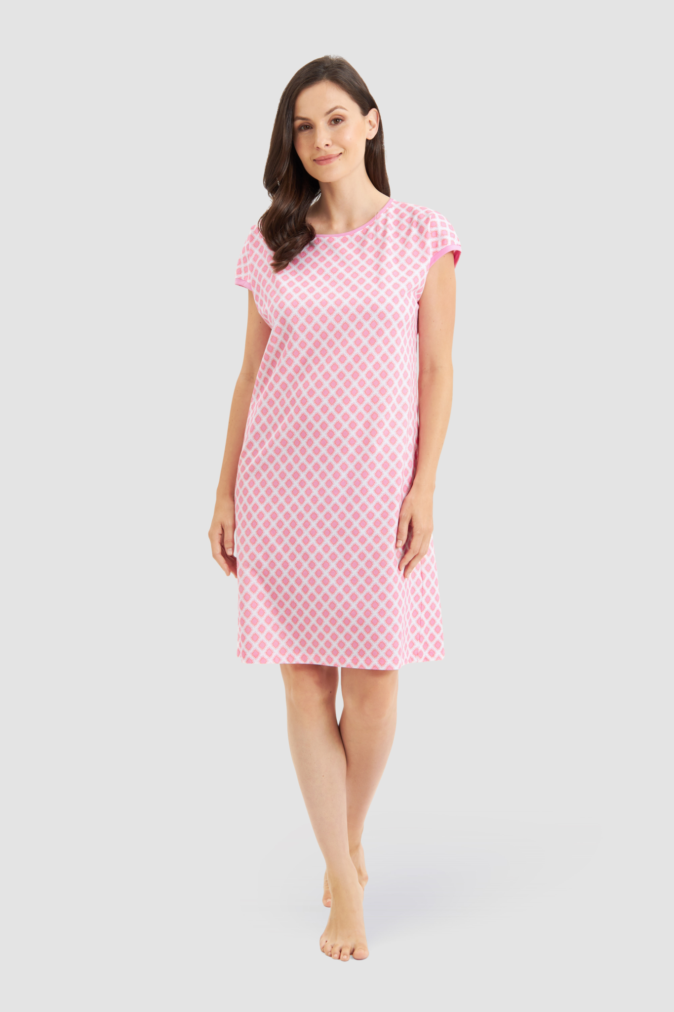 Rösch Nightgown on model in Graphic Minimal