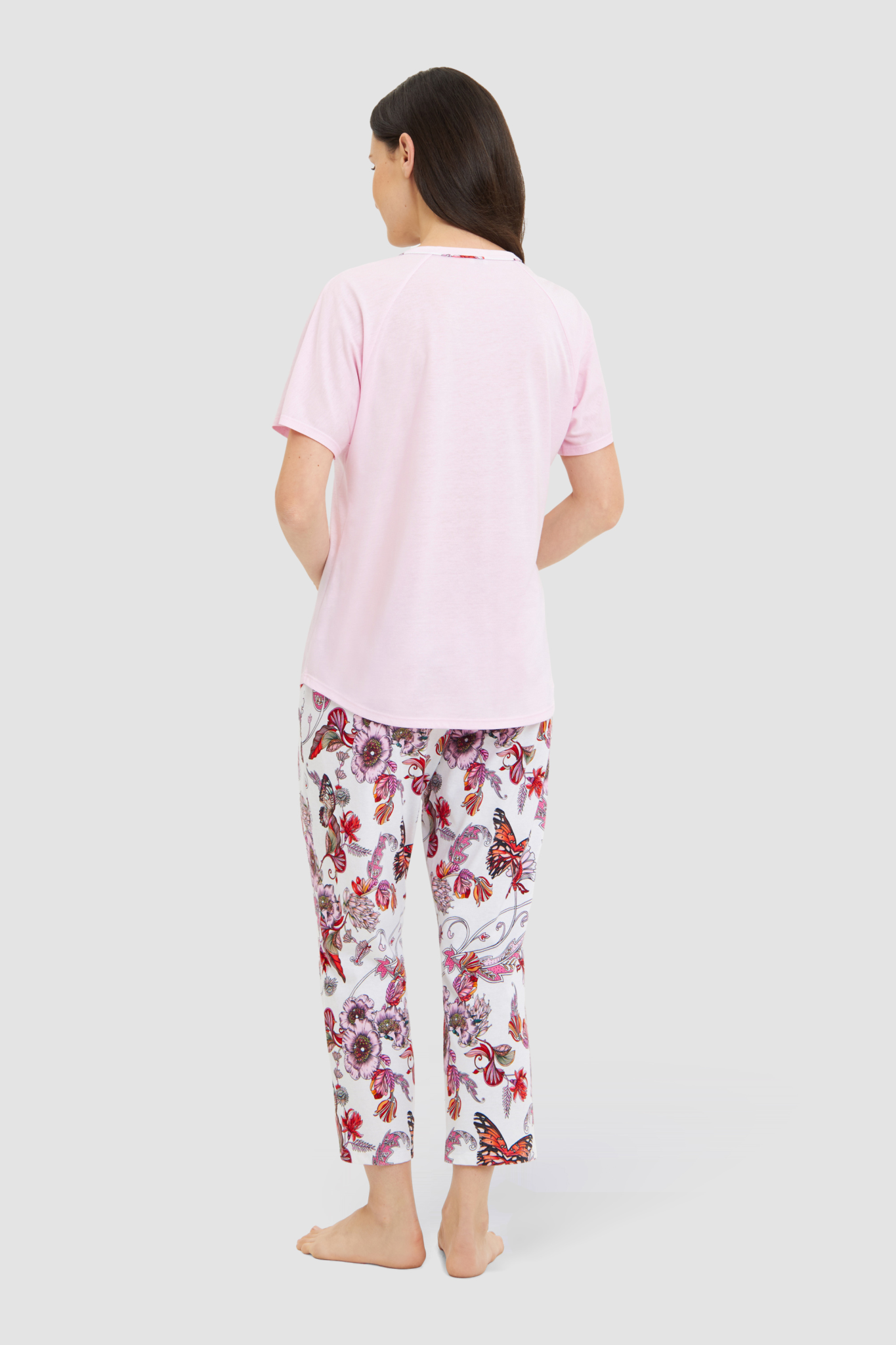 Rösch Pyjamas back view in Butterfly Garden