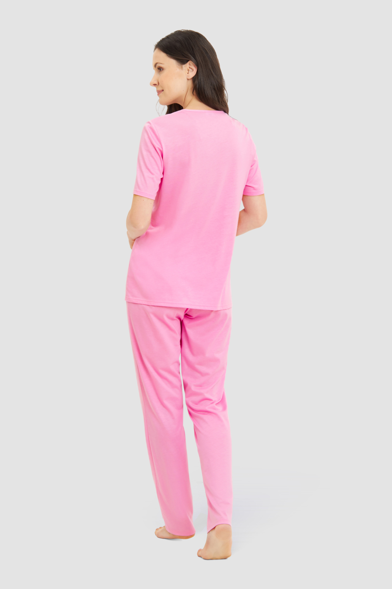 Rösch Pyjamas back view in Pink