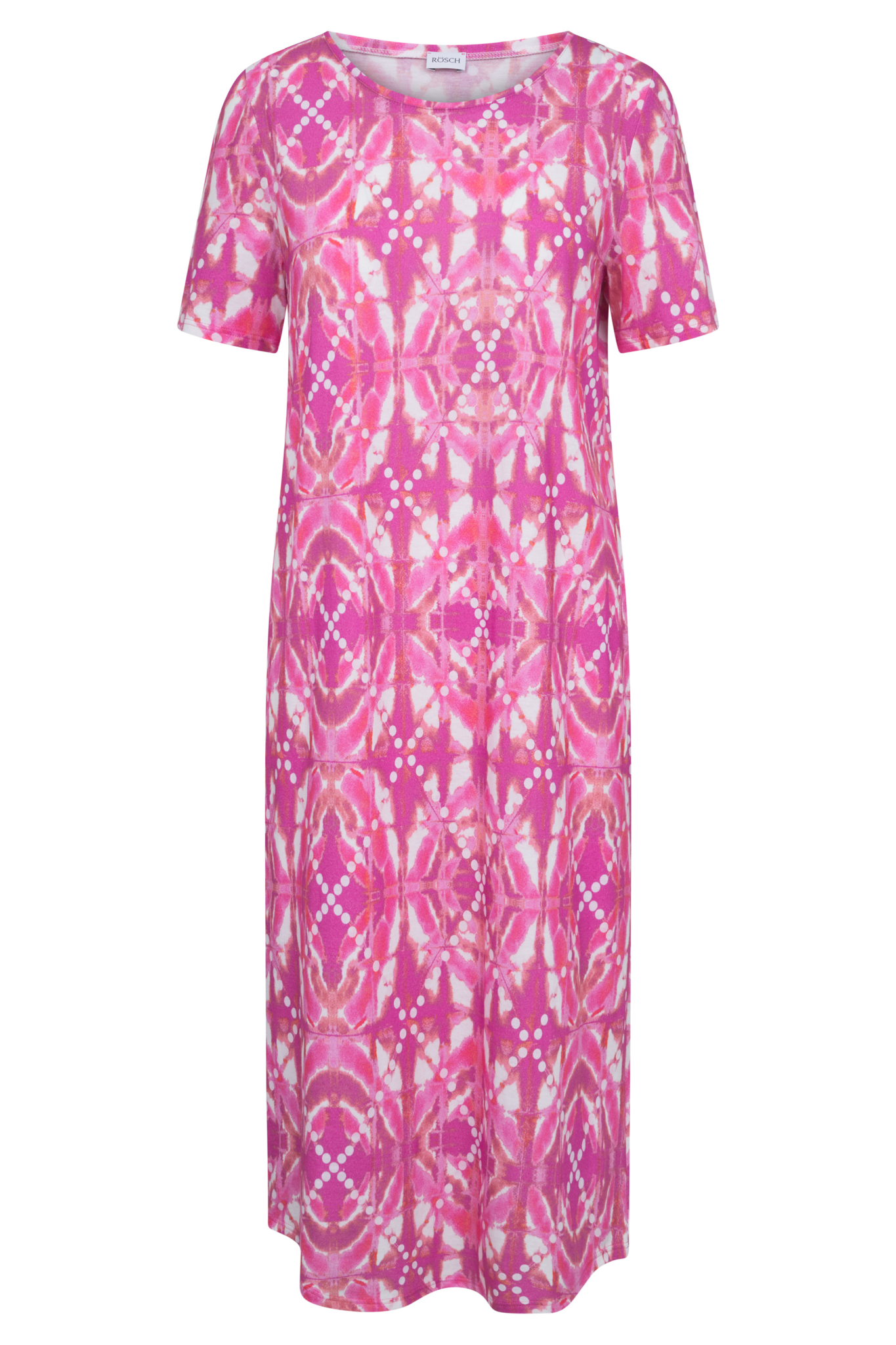 Rösch Nightgown front view in Fancyprint