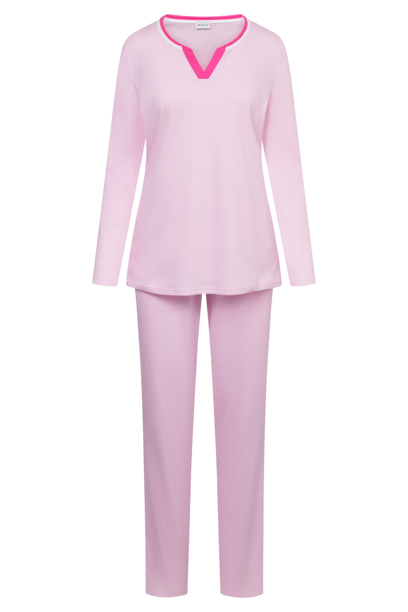 Rösch Pyjamas front view in Colourmix