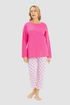 Rösch Pyjamas on model in Pink Print