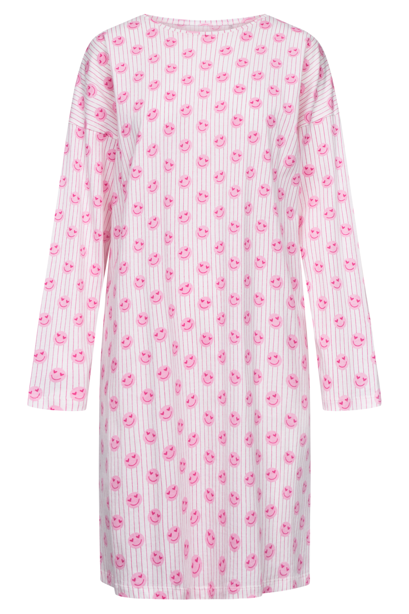 Rösch Nightgown front view in Pink Print