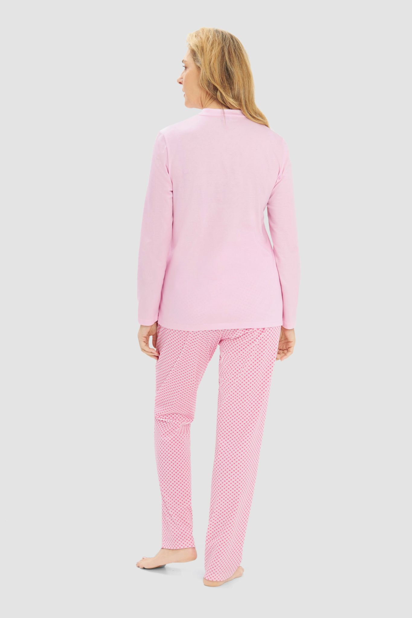 Rösch Pyjamas back view in Minimal Print