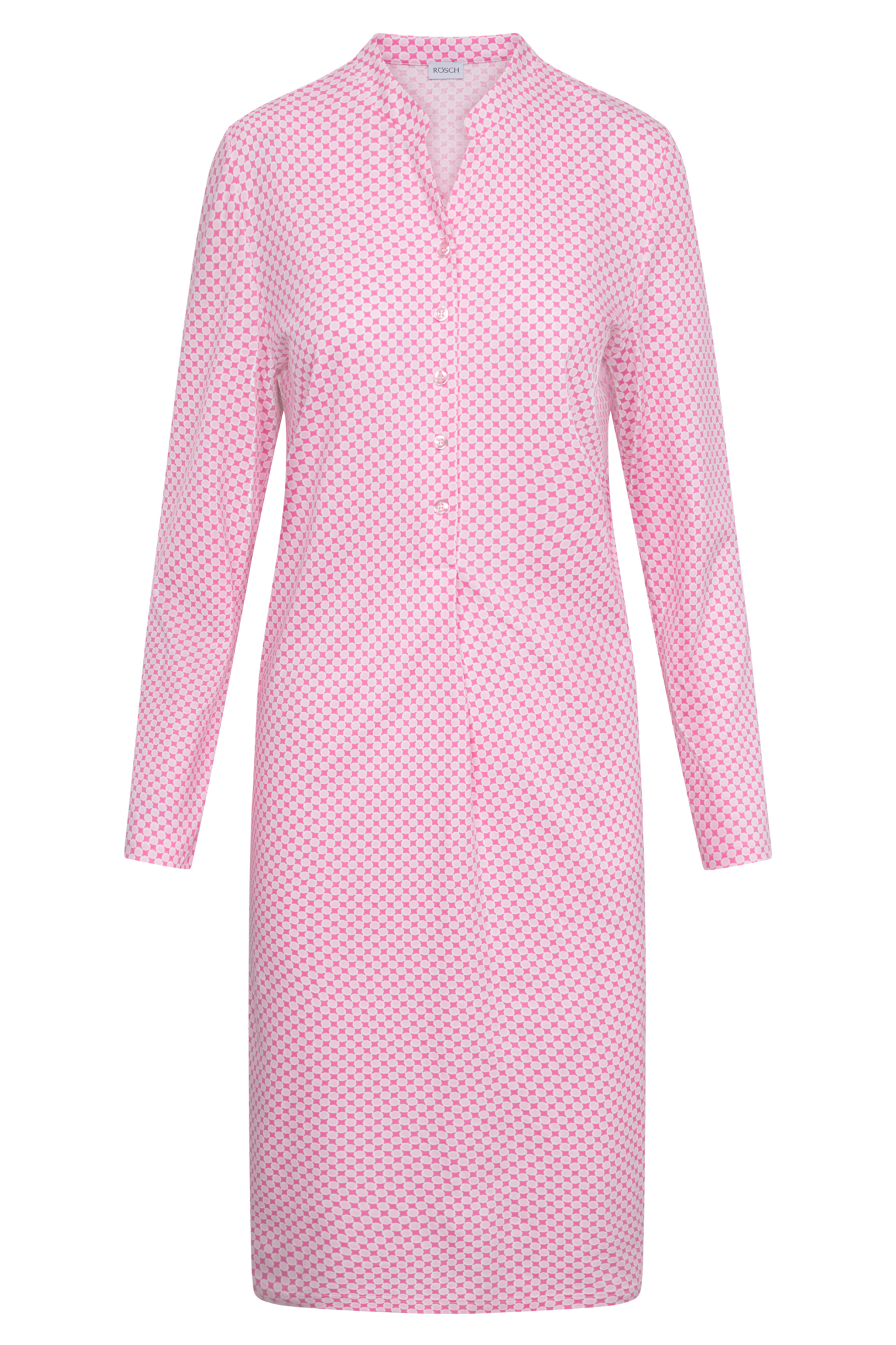 Rösch Nightgown front view in Minimal Print