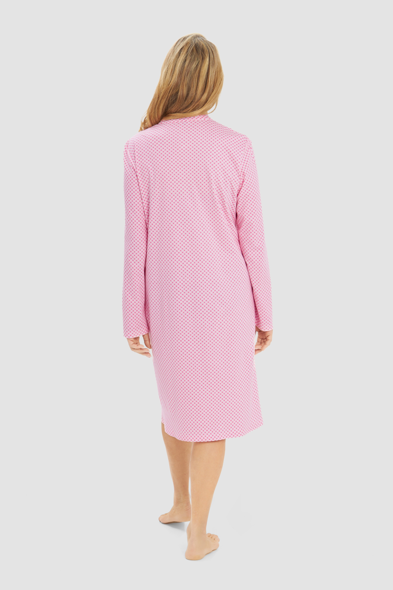 Rösch Nightgown back view in Minimal Print