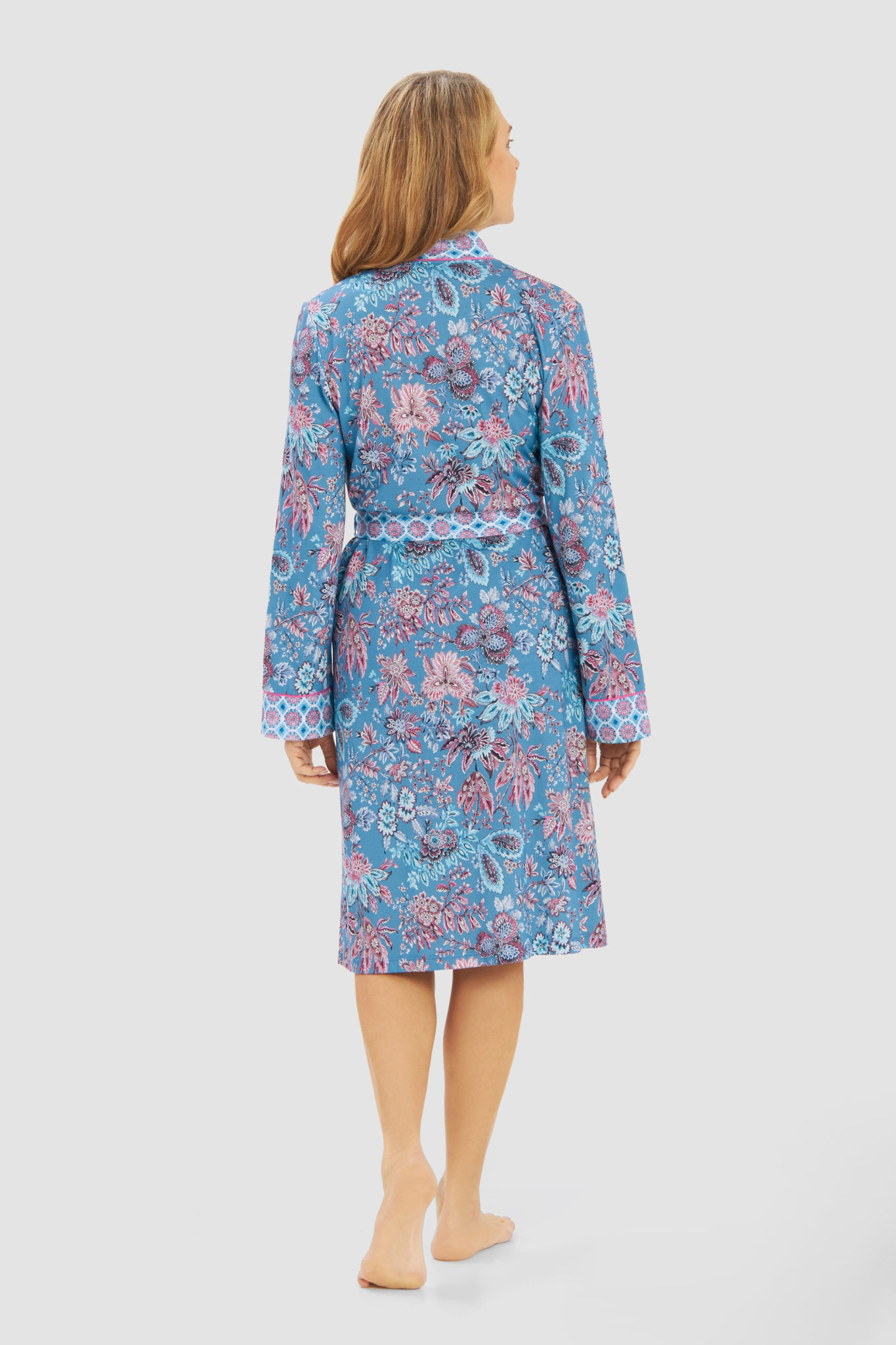 Rösch Robe back view in Ornamental Print