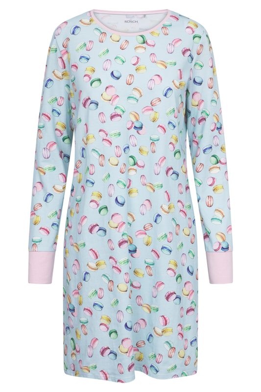 Rösch Nightgown front view in Macarons