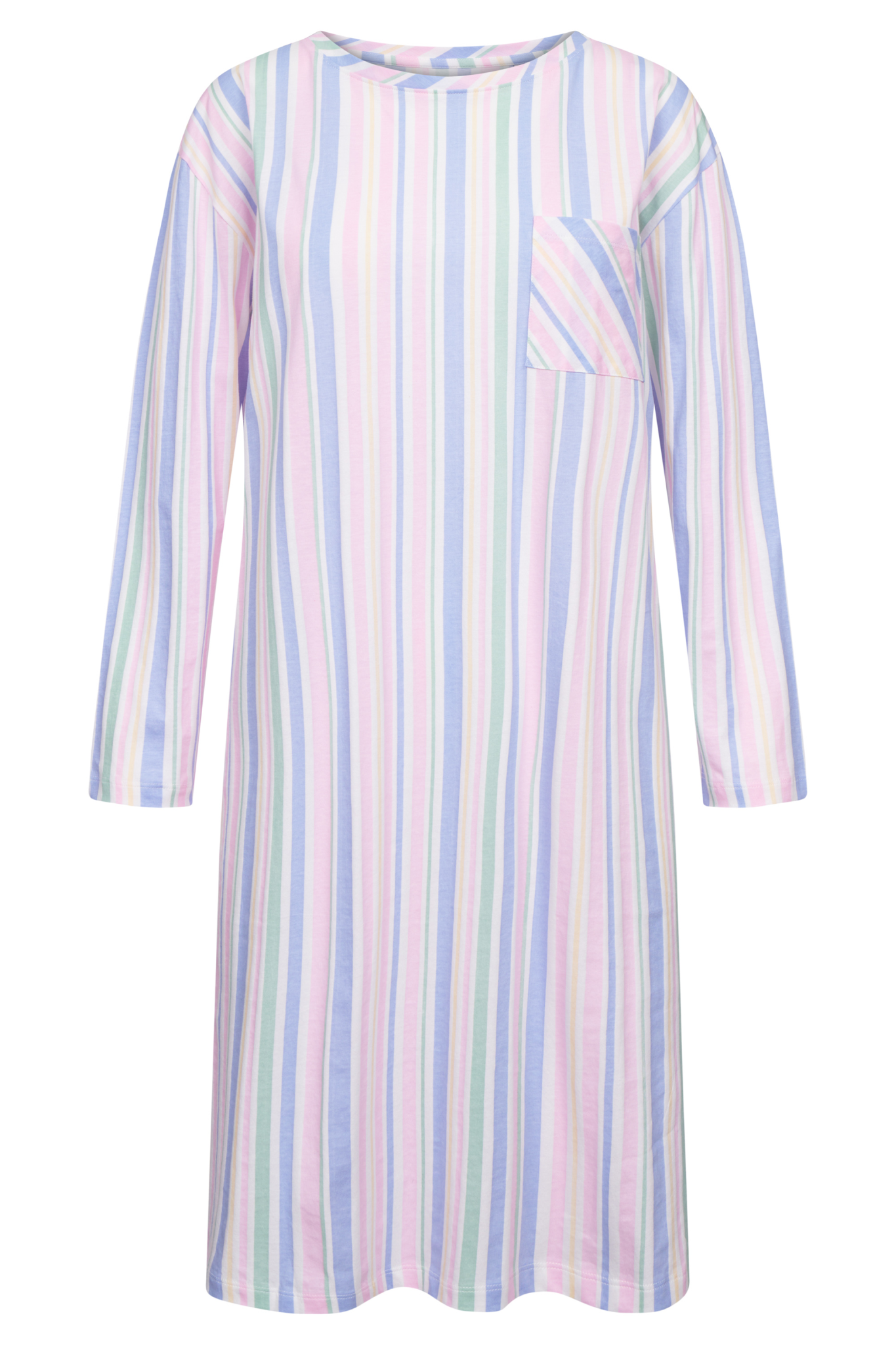 Rösch Nightgown front view in Stripe Multicolor
