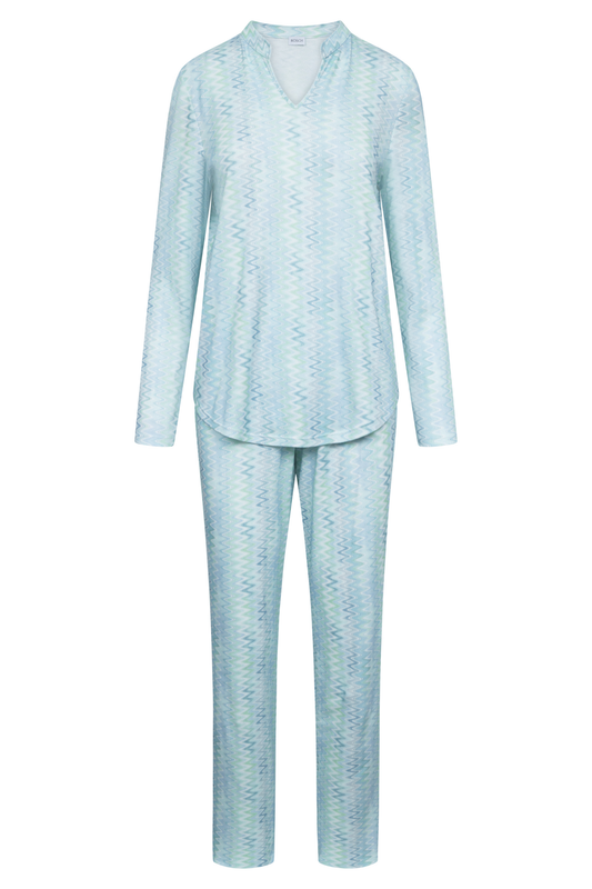 Rösch Pyjamas front view in Wild Waves