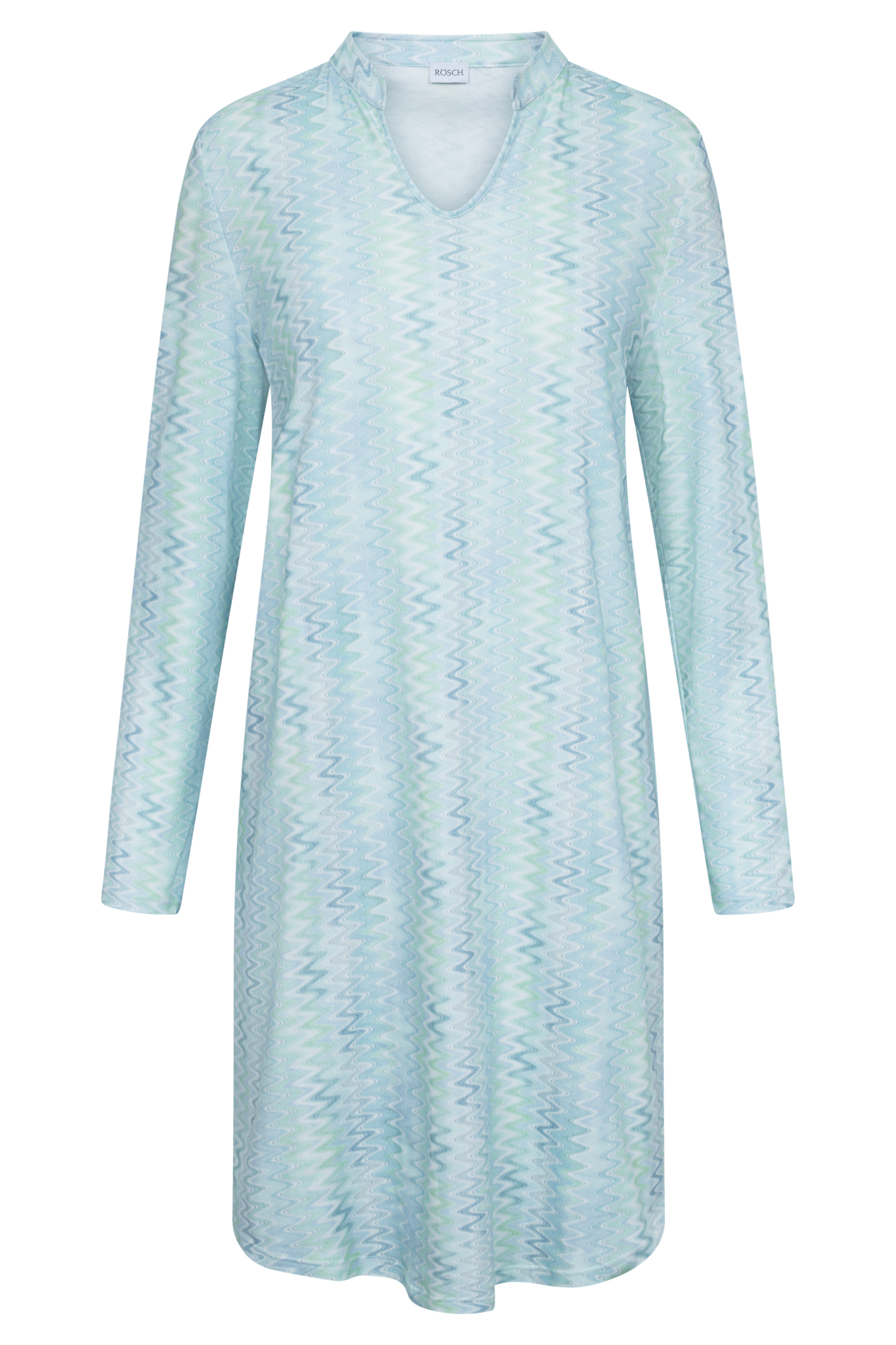 Rösch Nightgown front view in Wild Waves