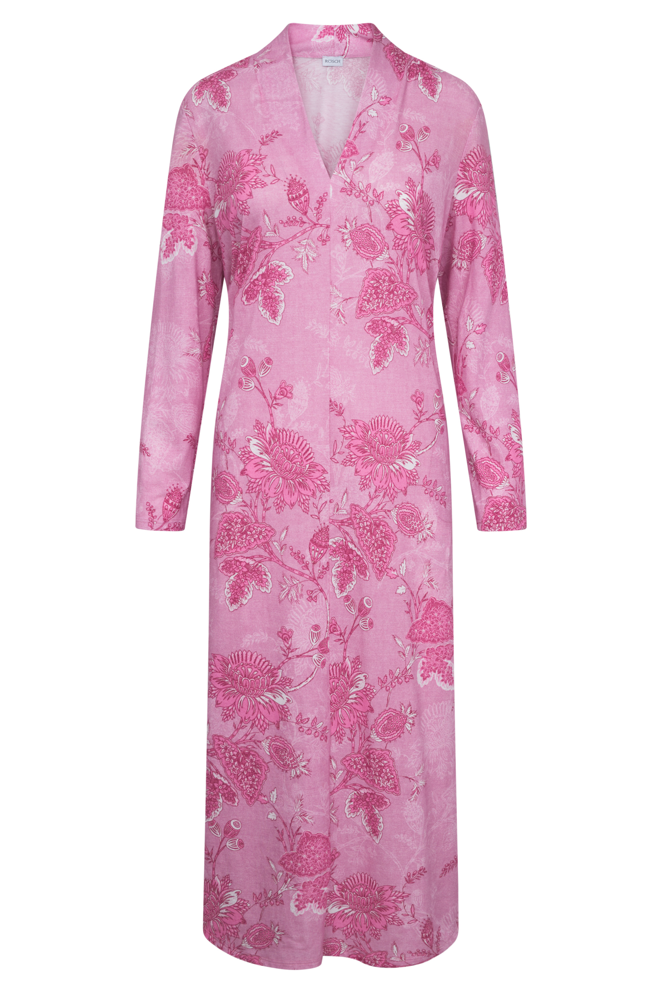 Rösch Nightgown front view in Ornamental Flower