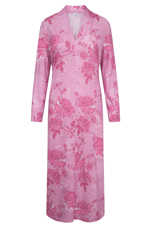 Rösch Nightgown front view in Ornamental Flower