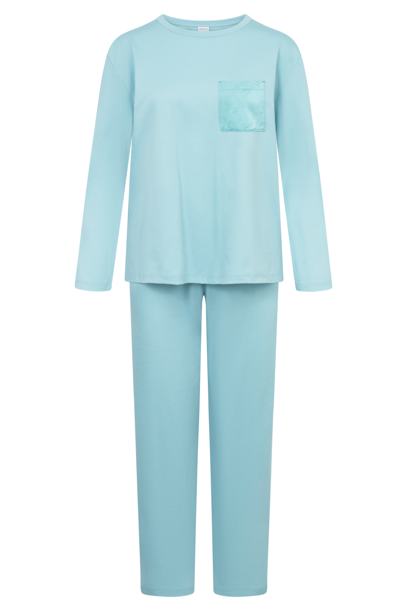 Rösch Pyjamas front view in Mint