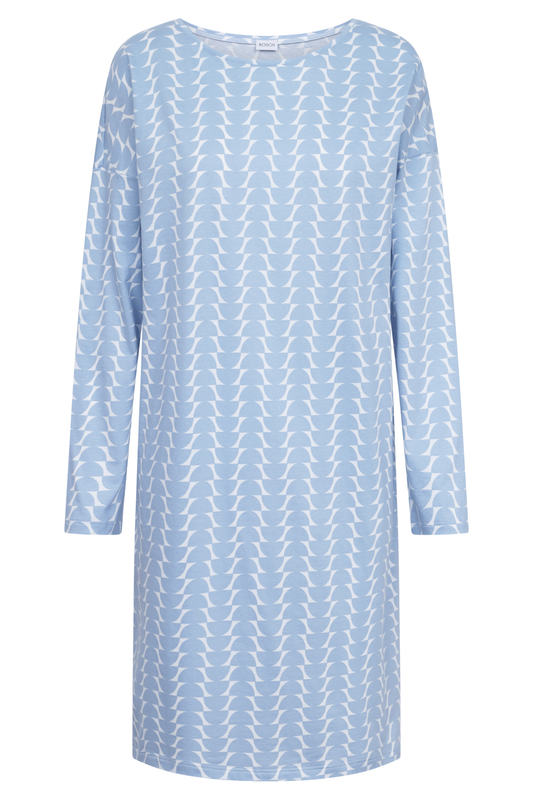Rösch Nightgown front view in Graphic Dots