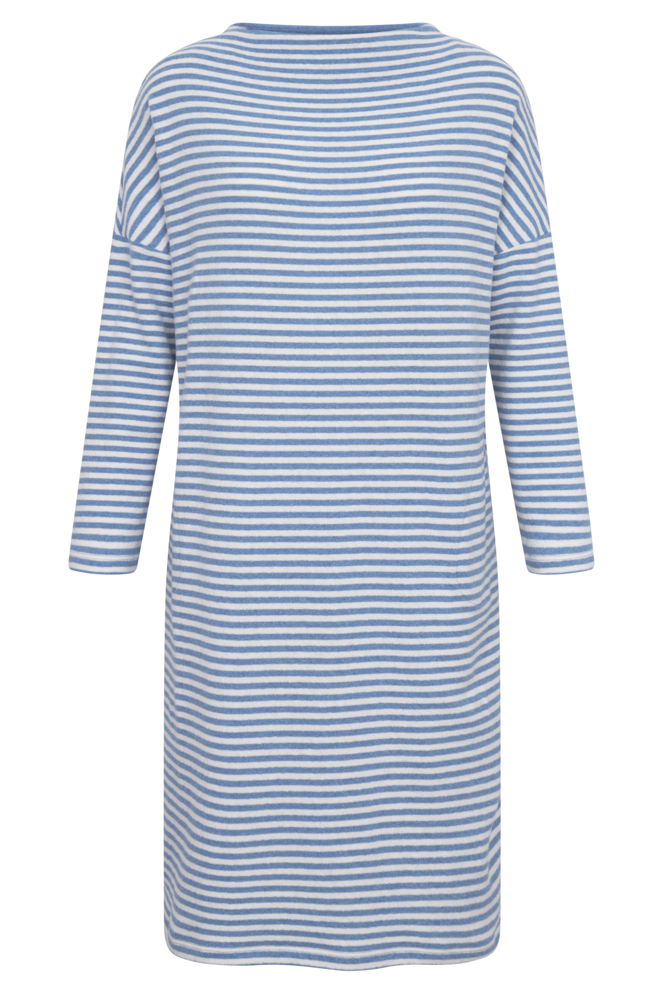 Rösch House Dress front view in Ringlet Blue