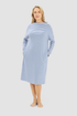 Rösch House Dress on model in Ringlet Blue