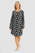 Rösch Nightgown on model in Hearts Black