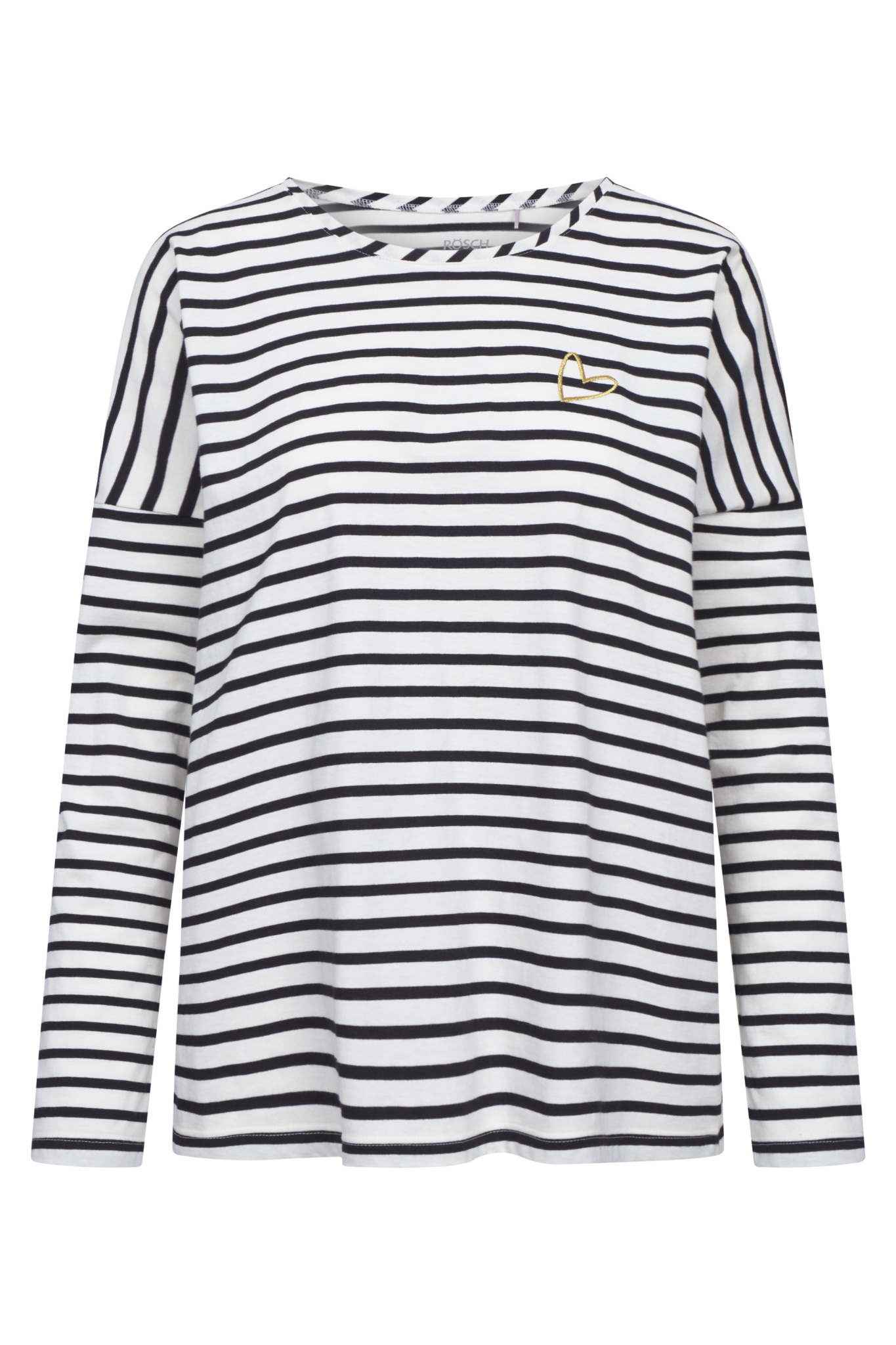 Rösch Lounge Top front view in Ringlet Black