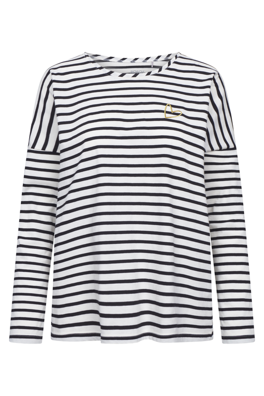 Rösch Lounge Top front view in Ringlet Black