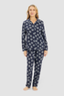 Rösch Pyjamas on model in Navy Dots