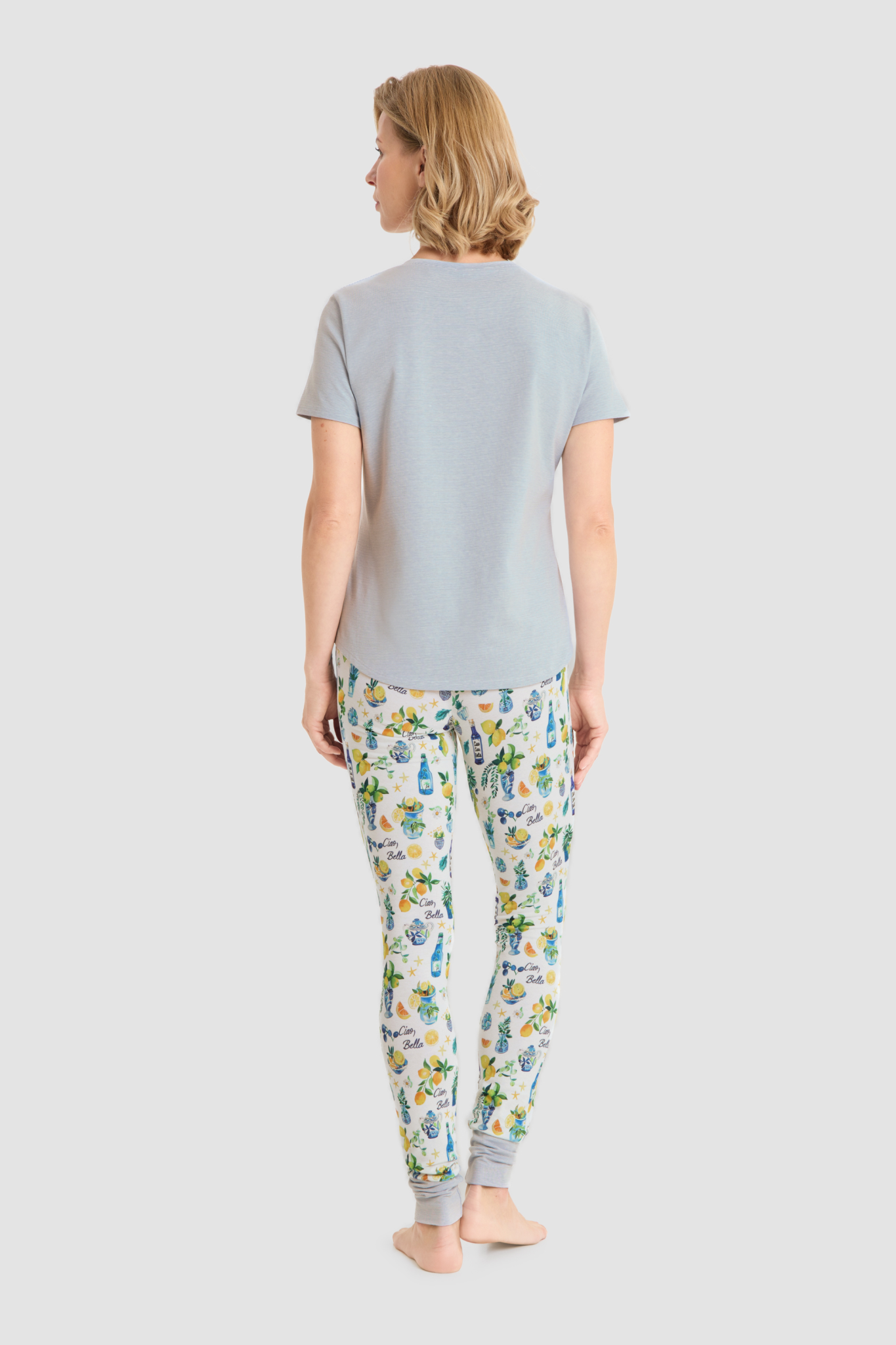 Rösch Pyjamas back view in Super Lemon