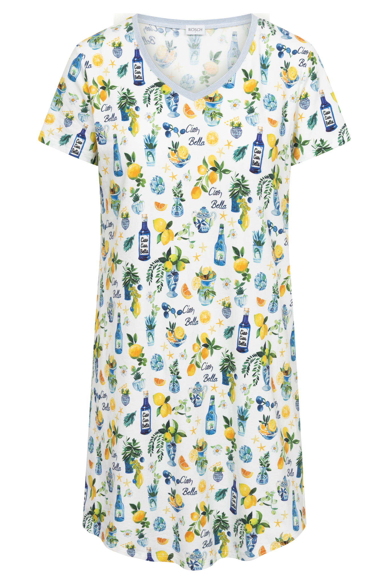 Rösch Nightgown front view in Super Lemon